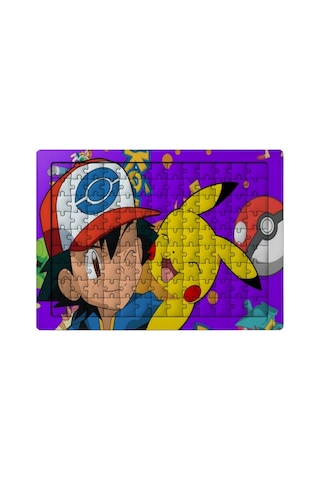 Ghostbastır Design Pokemon Pikachu 99 Parça Ayaklı Puzzle Dekoratif Çocuk Yapbozu 075