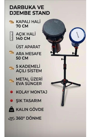 Darbuka Djembe Standı