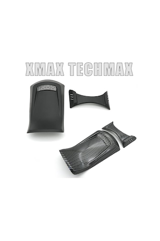 Xmax Techmax 250/300 2023-2024 Benzin Depo Üzeri Koruma Kapak Seti Siyah