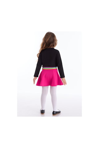 Denokids Mshb&g Emojili Kız Çocuk Elbise Renkli Çok Renkli