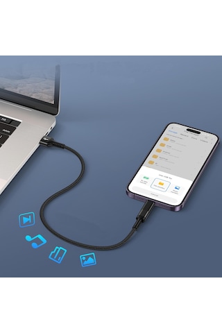 Daytona Lightning To USB Type C Dönüştürücü Adaptör x 2 Adet – iPhone & Apple Uyumlu iPad 14'e Kadar