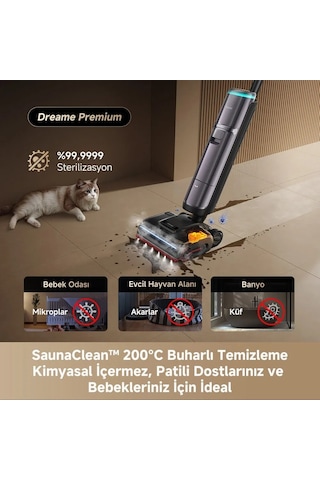 Dreame H16 Pro Steam Islak ve Kuru Süpürge