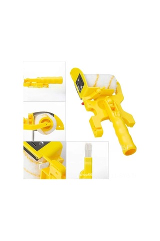 Symbee Sarı Tekli Köşesiz İnce Tüylü Boya Fırçası - Duvar Renklendirme, Renk Ayrımı Ve Zarf Boyama Araçları