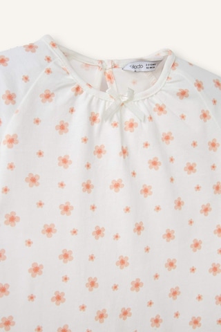 Defacto Desenli 2li Dokuma Ecru Pijama Kız Bebek H5505a526smer233 Ekru-er233