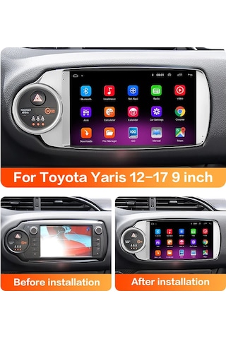 Toyota Yaris Android Multimedya 9 İnc Hd Ips Ekran 2/32GB
