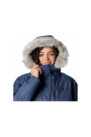 Columbia Suttle Mountain Long Insulated Kadın Mont Lacivert