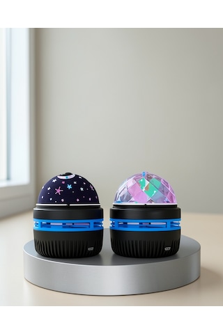 Usb Yıldız Projektör Lamba, Döner Galaxy Işık Şovu, Çocuk Yetişkin
