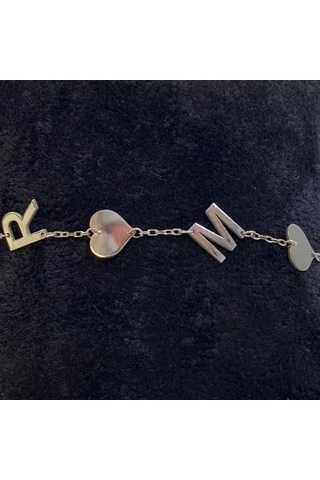 Uretti - Mehtap 4435 - El Yapımı 925 Ayar Gümüş Halhal Gümüş