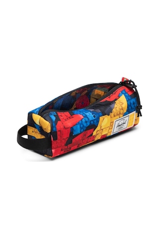 30142-07028 Herschel Settlement Pencil Case - Abstract Bricks Çok Renkli