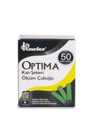 Optima Şeker Ölçüm Cihazı + 5 Kutu Strip (50'li) OPTIMACIHAZSTRIP