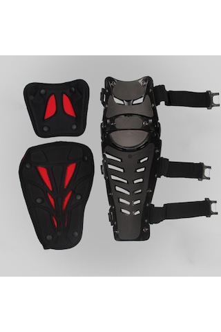 Suntek Motosiklet Motokros Dizlik Koruma Kırmızı