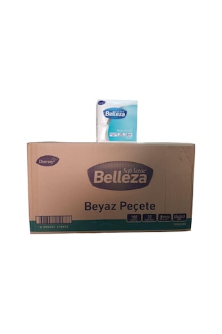 Belleza Kare Peçete 100'lü 32'li Koli 23 x 24.5 CM