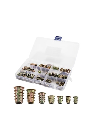 Novahub 100 Adet Paslanmaz Çelik Vida Mobilya Tamir Seti, 6 Boyutlu Somun Anahtarlı