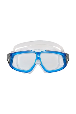 Aquasphere Seal 2.0 Şeffaf Cam Mavi Yüzücü Gözlüğü Beyaz