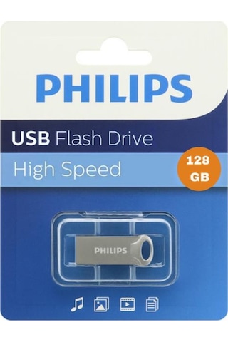 Philips 2.0 128gb Tek Port Usb Flash Bellek Fm21ua128b/93-a