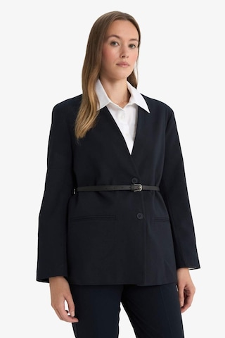 Defacto Regular Fit Ceket Yaka Blazer Ceket F6104ax25aunv243 Lacivert