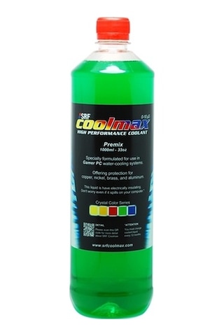 Srf Coolmax Bilgisayar Soğutma Sıvısı 1000ML Kristal Yeşil