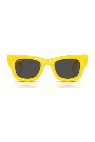 Ray-ban Rb 4940 683087 50 Wayfarer Puffer Unisex Kare Sarı Kemik Güneş Gözlüğü Sarı