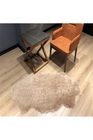 Tüy Dökmez Tavşan Tüyü Post Halı Camel Camel