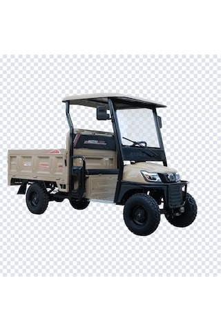 Arora Polo Farm Elektrikli 2000w 72v45ah 35 Km/h Disk Fren Usb Bluetooth Elektrikli Kasalı Kahverengi