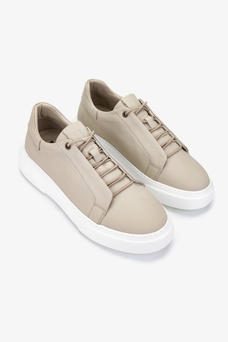 Valmenti Erkek Hakiki Deri Sneakers & Spor Ayakkabı 965 2617 Erk Ayk Y25 Bej Zuma Bej