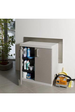 Bahçe Balkon Kiler Plastik Dolap 89x54x96cm