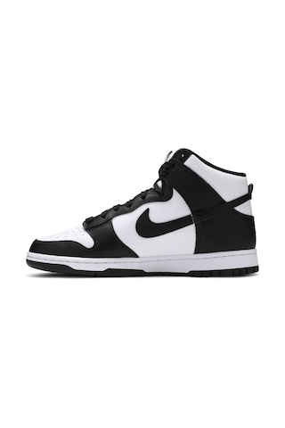 Nike Dunk High "Black White Erkek Sneaker Dd1399 105-Siyah-43 Siyah