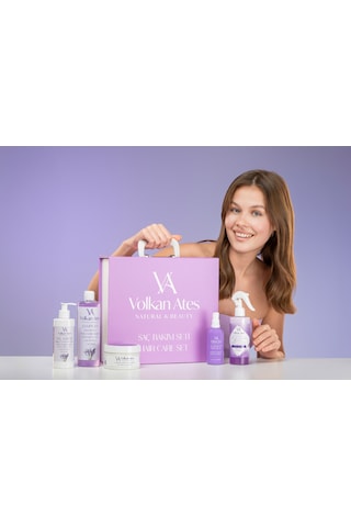 Saç Bakım Seti (Saç Maskesi - Şampuan - Saç Bakım Yağı - Saç Kremi - Çift Fazlı Fön Suyu)