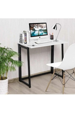 FahrettinKüçük 3290 Work Katlanır Çalışma Masası Beyaz