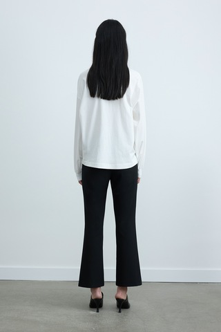 Suud Collection Ekru Dune Oversize Manşetli Tişört