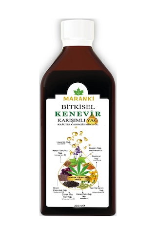 Maranki Bitkisel Kenevir Karışımlı Yağ 200 ML Maranki Bitkisel Kenevir Karışımlı Yağ 200 ML
