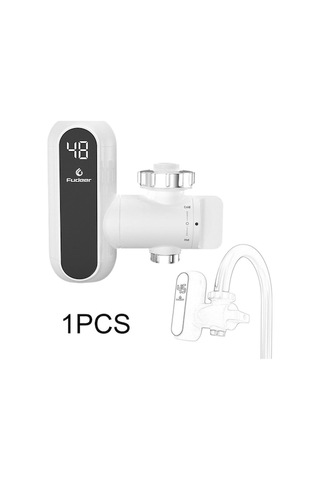 Maoyaya Suntek Anında Sıcak Su Musluğu - Beyaz, Kahve Tasarım Beyaz