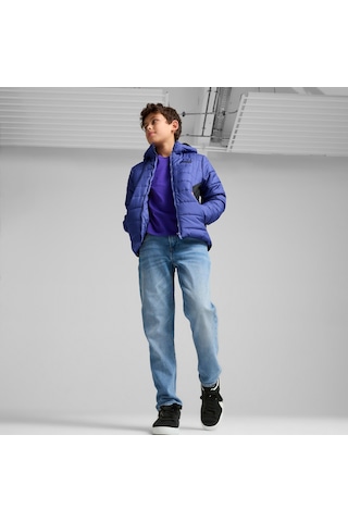 Puma Essentıals Genç Çocuk Şişme Mont 670559 27 Mavi