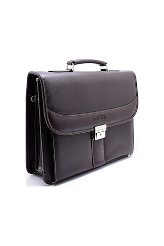 Los Angeles Polo Club Unisex Laptop & Evrak Çantası E-2007-khvrng Kahverengi