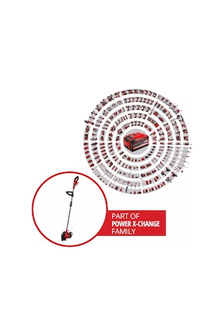 Einhell GE-LE 18/190 Li - Solo Akülü Kenar Kesme (Akü ve Şarj Hariç) - 3424300
