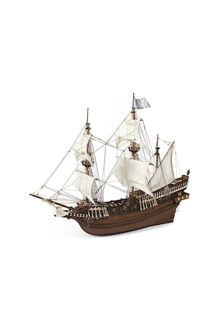 1/100 Buccaneer Yelkenli Tekne Ahşap Maketi, Occre 12002