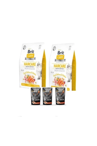 Care Haircare Deri Ve Tüy Sağlığı Için Tahılsız Yetişkin Kedi Maması2kgx2 4kg+somonlu Yaşmamax3