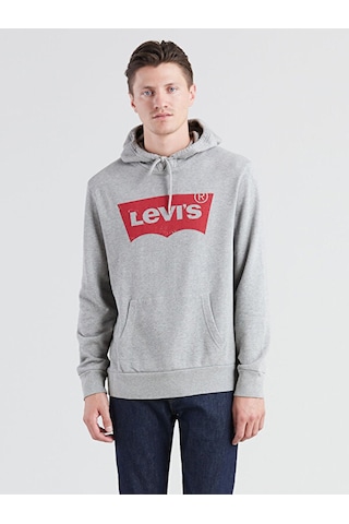 Levi's Standard Graphic Hoodie Gri