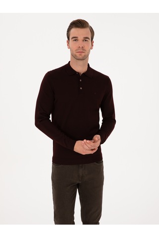 Cacharel Erkek Bordo Kazak /triko 50315267-vr014 Kırmızı