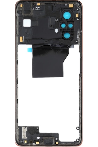 Xiaomi Redmi Note 10 Pro Max / Redmi Note 10 Pro / Redmi Note 10 Pro Hindistan İçin  Orta Çerçeve Çerçeve Plakası M2101k6p M2101k6g M2101k6ı Altın