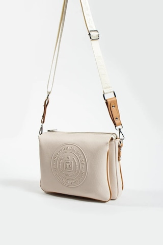 Just Polo Günlük Kombinlere Uygun Kadın Orijinal Yeni Sezon Omuz Çantası Shopper Ebat : 21 X 28 Cm Bej