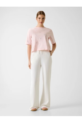Guess Silvy Boxy Fit Kadın Pembe T-shirt V6gı18k2985-g63m