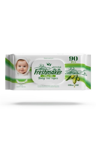 Freshmaker Islak Havlu Zeytinyağlı Sensitive Kapaklı 2160 Yaprak 24'lü Set
