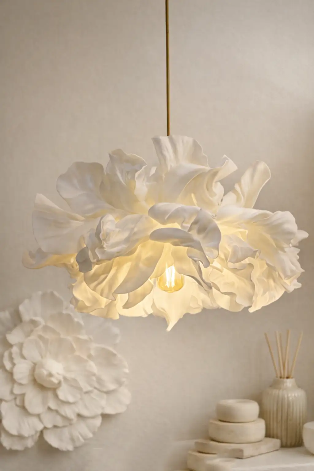 Avf Atelier Eva Beyaz Sarkıt Avize