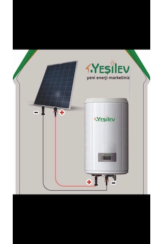 Türkiyede Sadece Bizde Tek Güneş Paneli İle Çalışan 80 Lt Termosifon