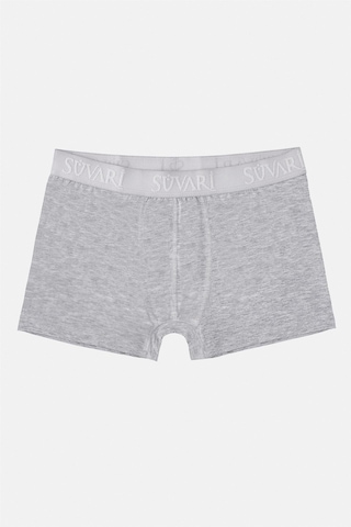 Süvari Gri Regular Düz Boxer-33540 Gri