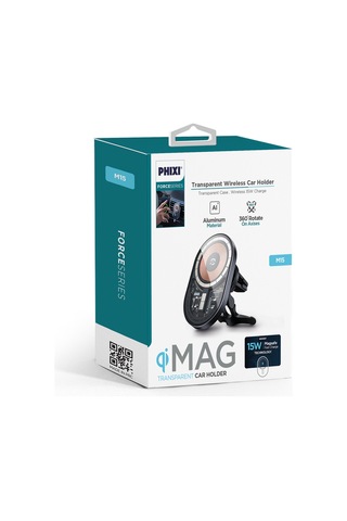 Phixi M15 Transparan Type-c Magsafe 15w Araç Şarj