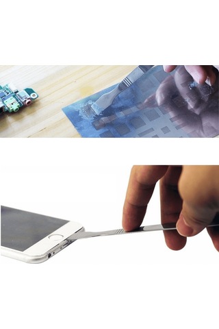 Ic Bga Pcb Pasta Kalay Temizleme Spatulası Metal Açma Aparatı