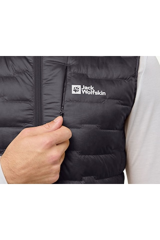 Jack Wolfskin Passamani Down Vest M Erkek Günlük Yelek A61840-635 Siyah A61840-635 Siyah