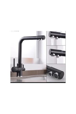 Arıtmalı Mutfak Evye Bataryası 3 Yollu